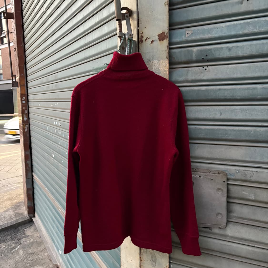 폴로 스포츠 랄츠 로렌 버건디 울 터틀넥 스웨터 상품이미지4