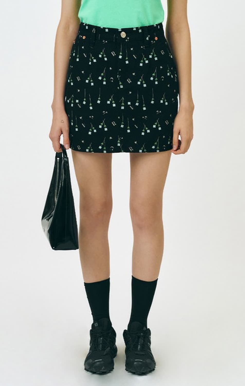 그로브 22썸머 카밀 스커트 블랙 S 상품이미지1