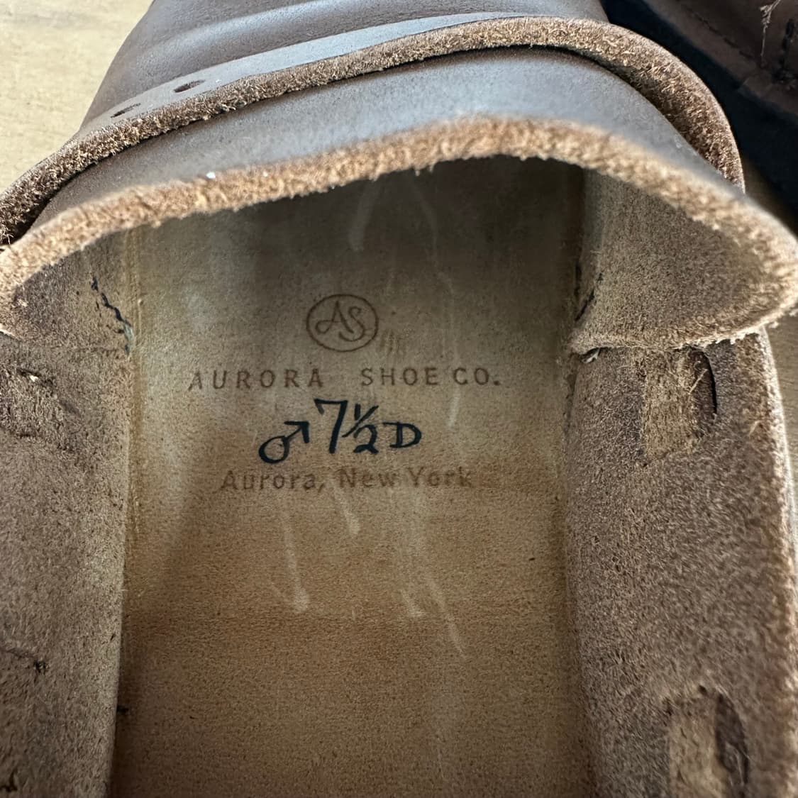 오로라슈즈 미들잉글리시 ‘브라운‘ 상품이미지7