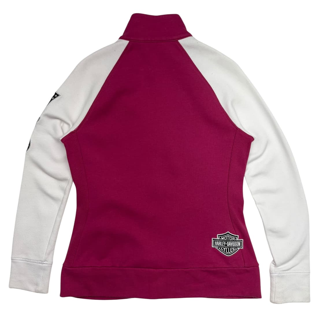 할리데이비슨 y2k 배색 트랙탑 져지 M 상품이미지4