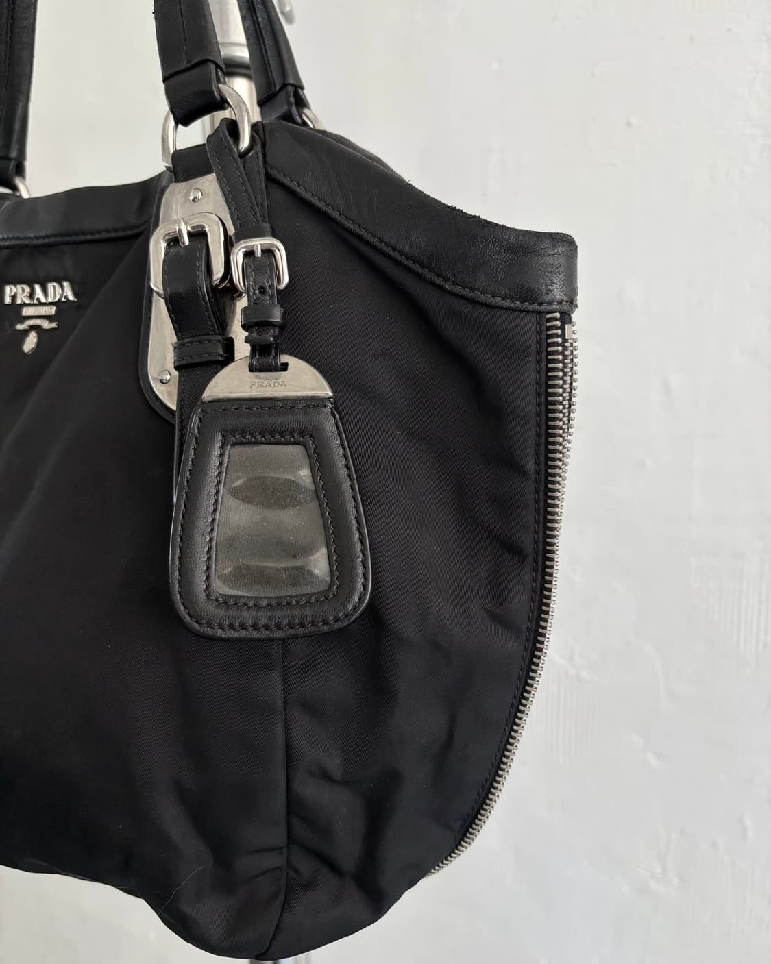 Prada 프라다 블랙 나일론 숄더백 상품이미지3