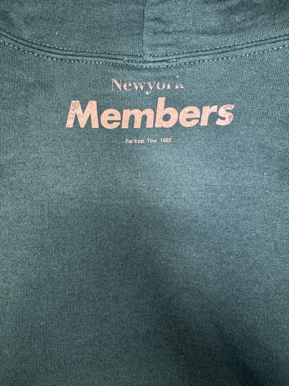 뉴욕멤버스 그래픽 후디 딥그린 XL 상품이미지6