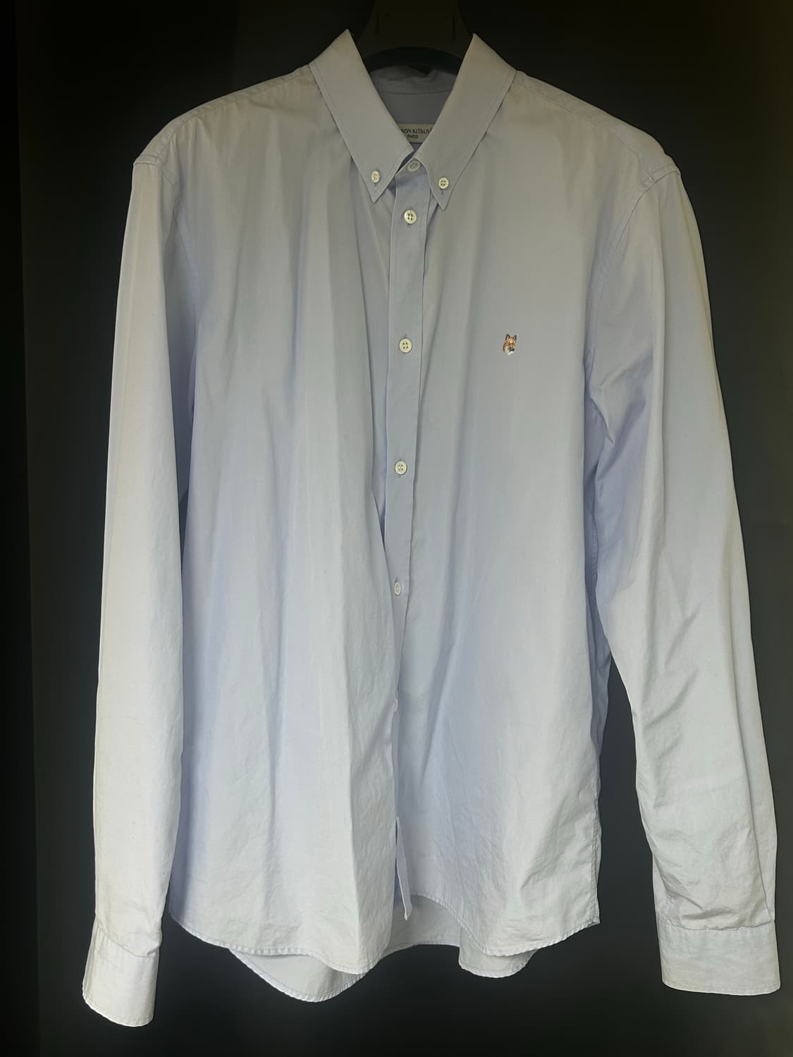 메종키츠네 귀여운 여우자수 셔츠  상품이미지1