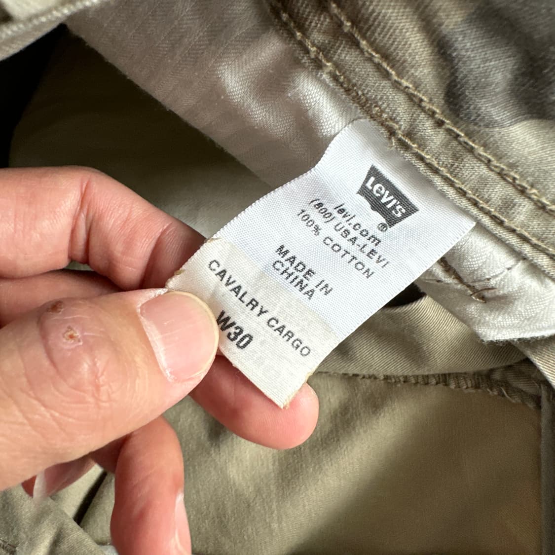 Levi's 리바이스 베이지워크 카고 디테일 팬츠 상품이미지7