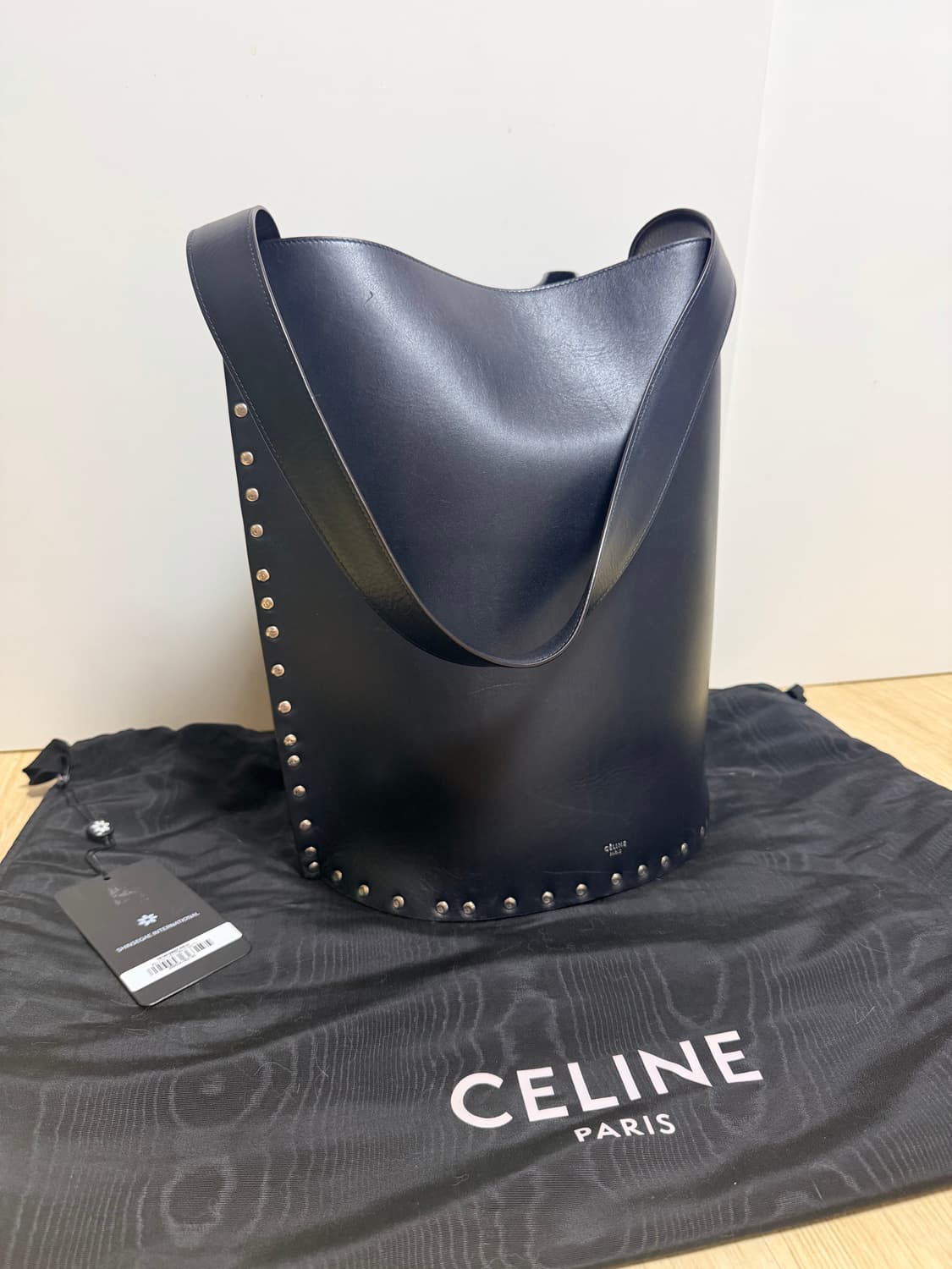 Old Celine 정품 라지 버킷백 올드 셀린느 피비파일로 스터드 백 상품이미지1