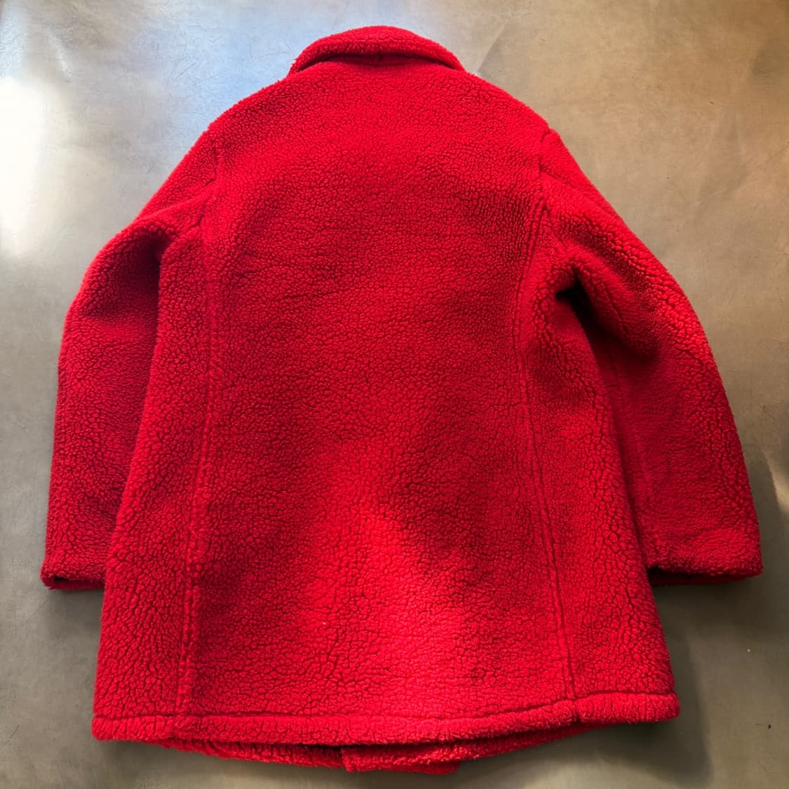 모노그램 플리스 레드 피코트 상품이미지6