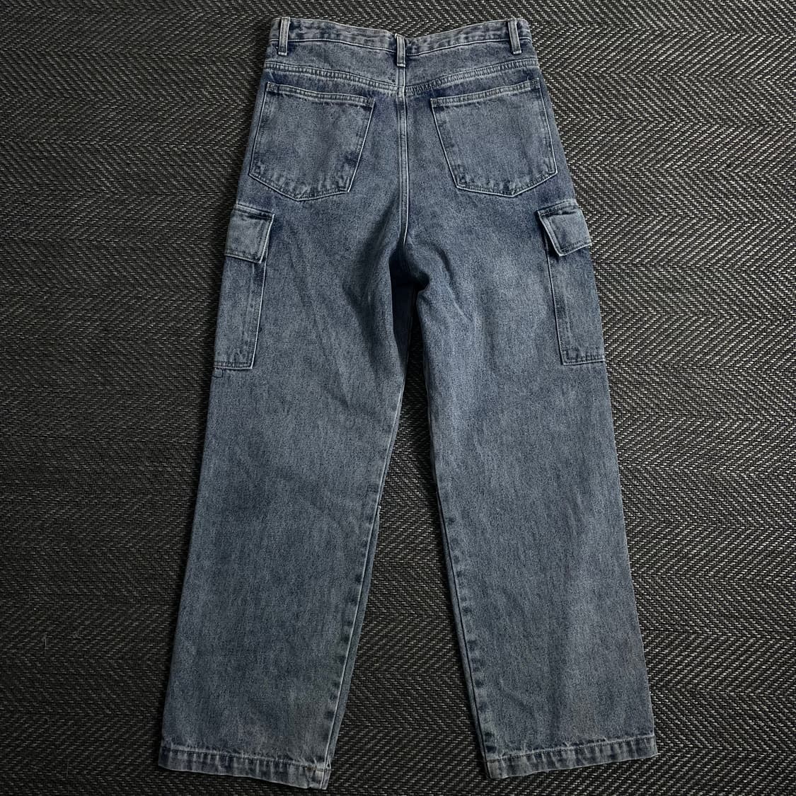 ESN 빈티지 워시드 유틸리티 데님 카고 팬츠y 3929 상품이미지5