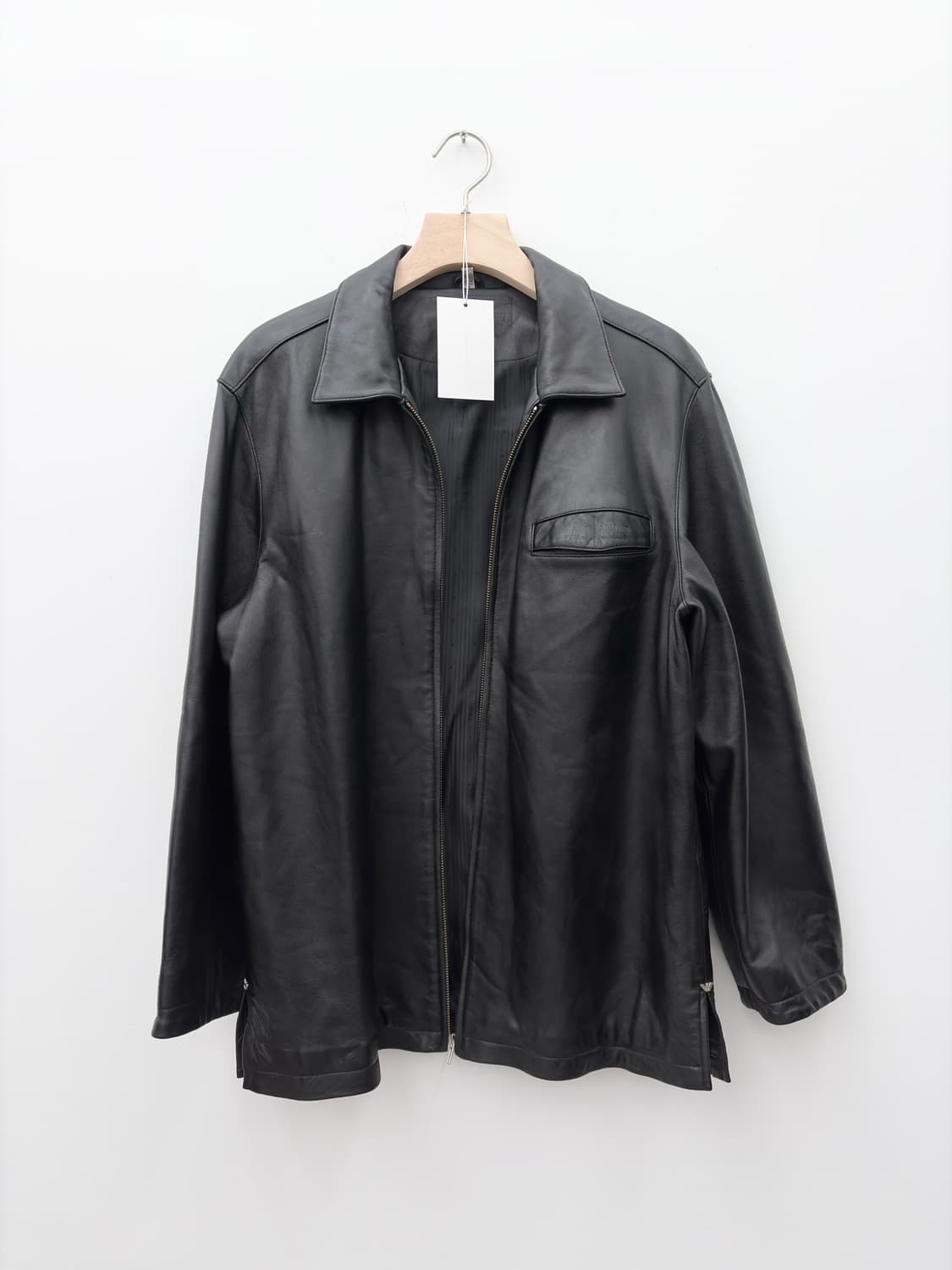 LEATHER ZIP UP JACKET 상품이미지4