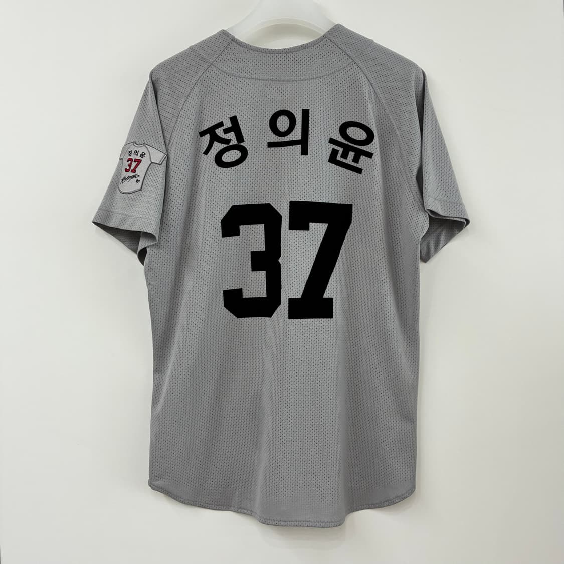 SK와이번스 정의윤 마킹 원정 반팔 유니폼 상품이미지3