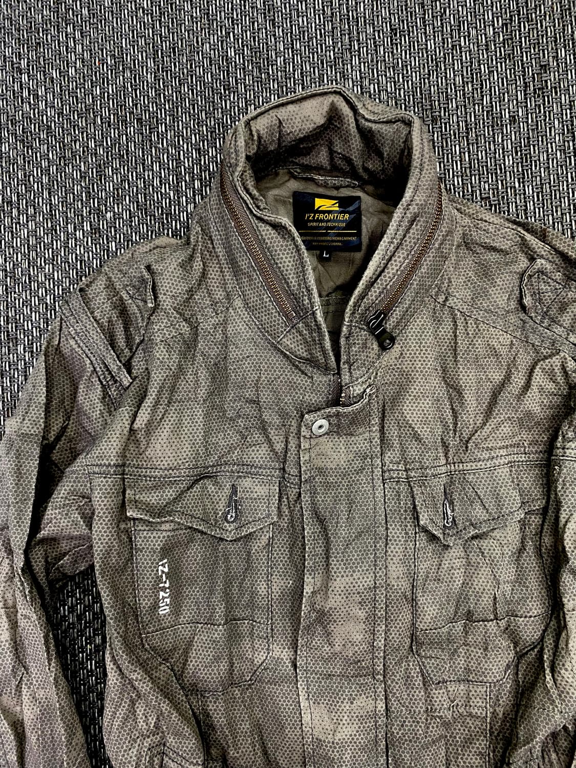 Y2K Grunge Military Jacket 상품이미지3