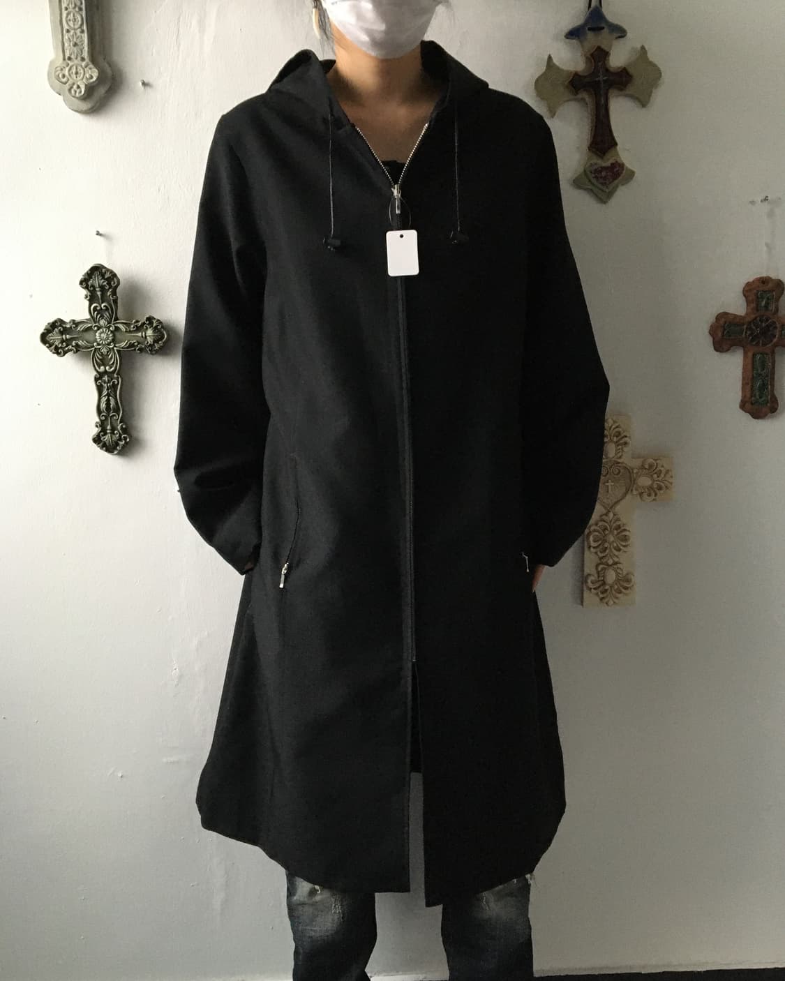 Hood long coat 상품이미지6