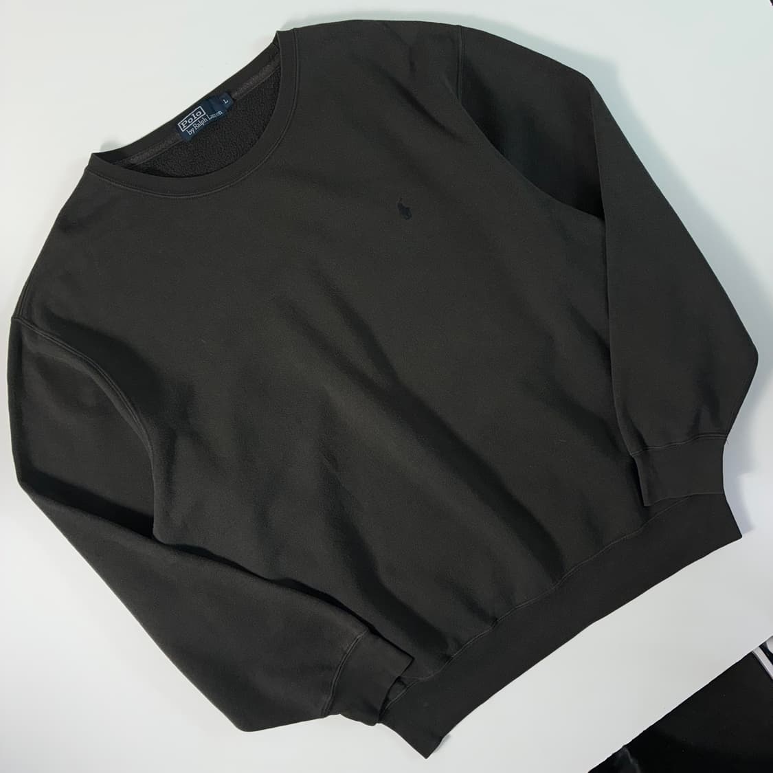 Polo 폴로 랄프로렌 챠콜 스웻 맨투맨 상품이미지2