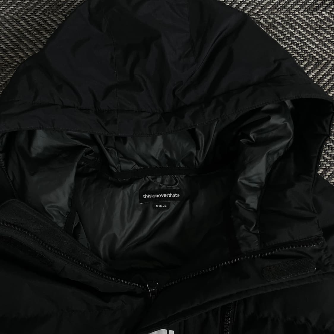 디스이즈네버댓 스펠아웃 빅로고 다운 롱패딩y 3405 상품이미지6