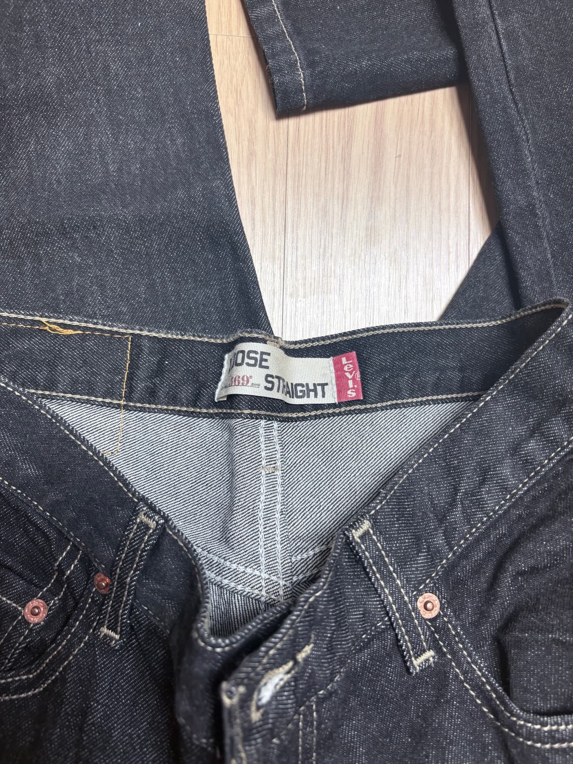 리바이스 00s 569 루즈 스트레이트 흑청 MEXICO🇲🇽 상품이미지5