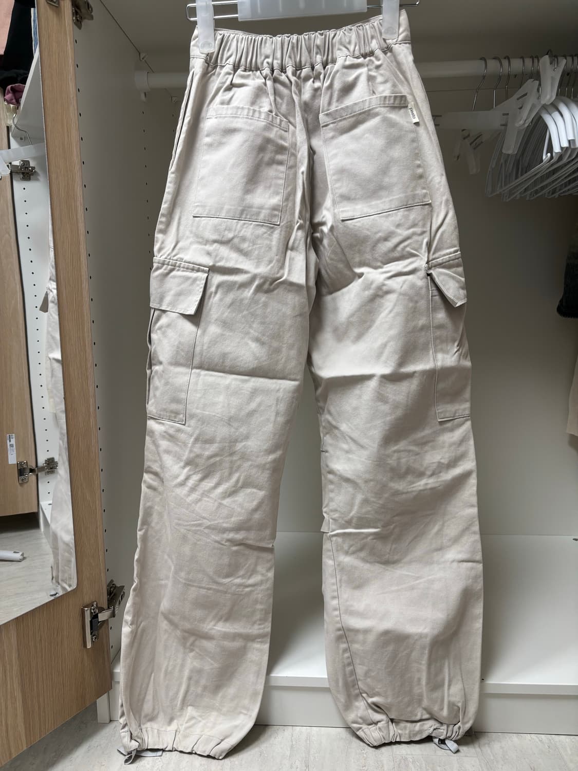 pesto 페스토 KNEE DETAIL PANTS 조거 카고팬츠 그레이 상품이미지2