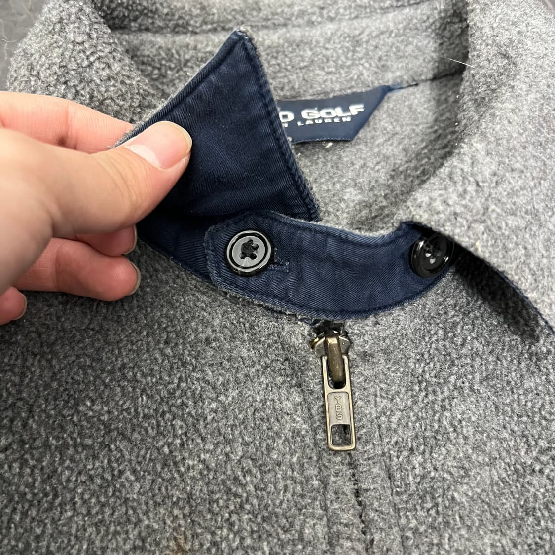 폴로랄프로렌 포니 그레이 플리스 스윙 집업 자켓 상품이미지4