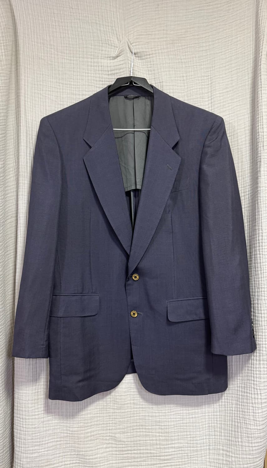 일본 빈티지 랑방 스튜디오 그레이 봄,가을 울 자켓 상품이미지2