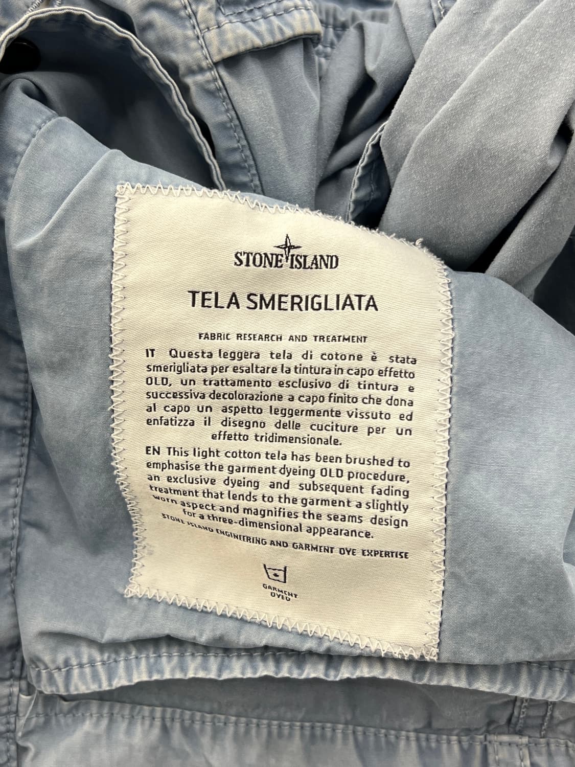 스톤아일랜드 와펜 텔라 블레이저 자켓 상품이미지9