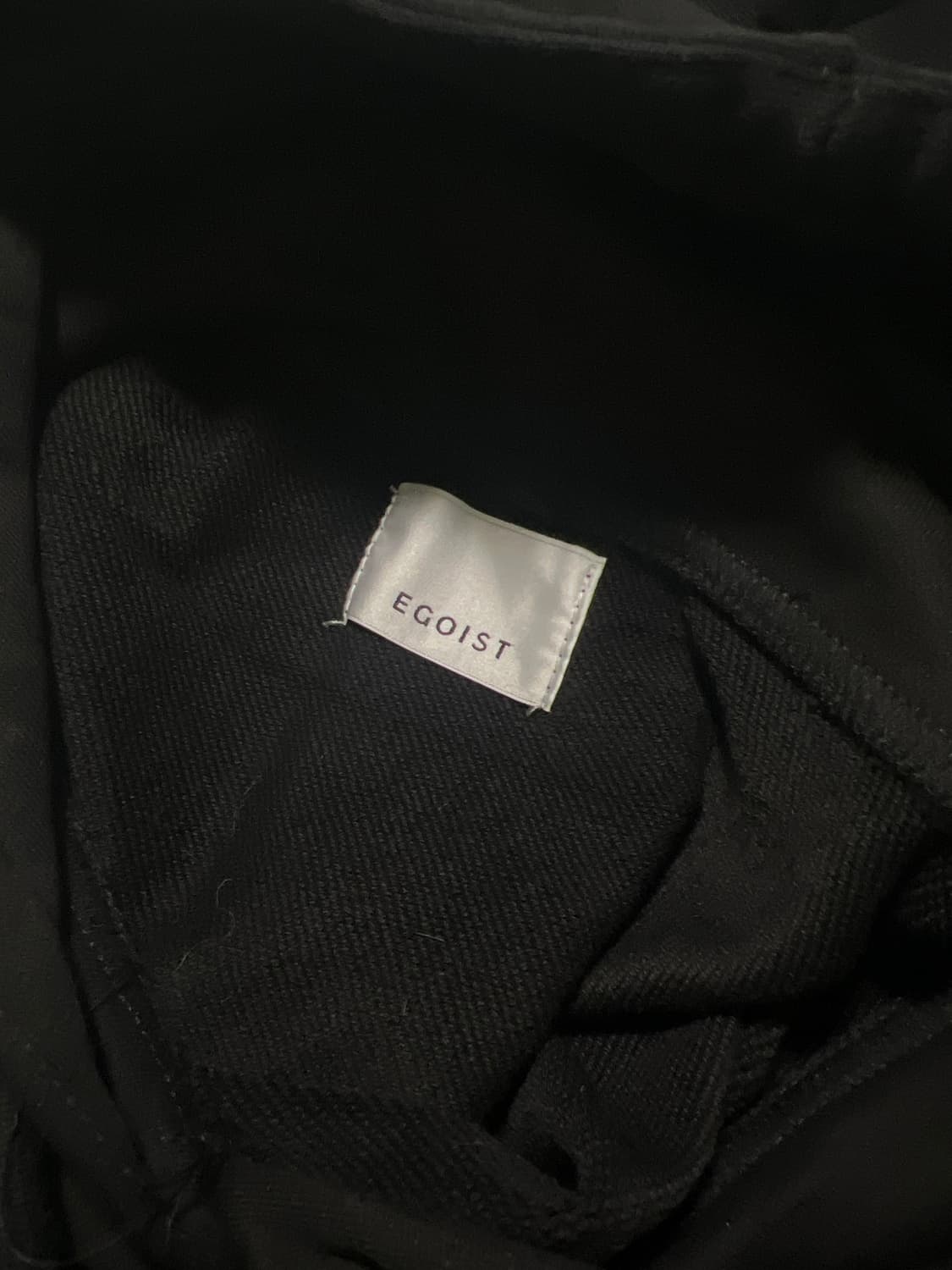 EGOIST Black Denim Hoodie 3XL 상품이미지4