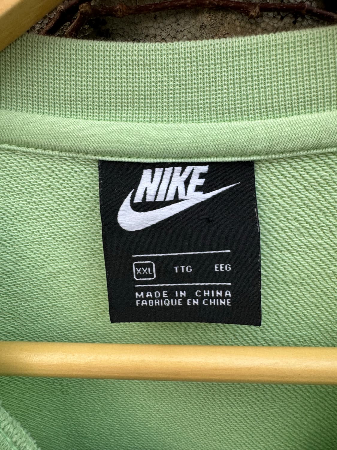 나이키 빈티지 리버스위브 스웻 셔츠 맨투맨 민트 2xl 상품이미지4