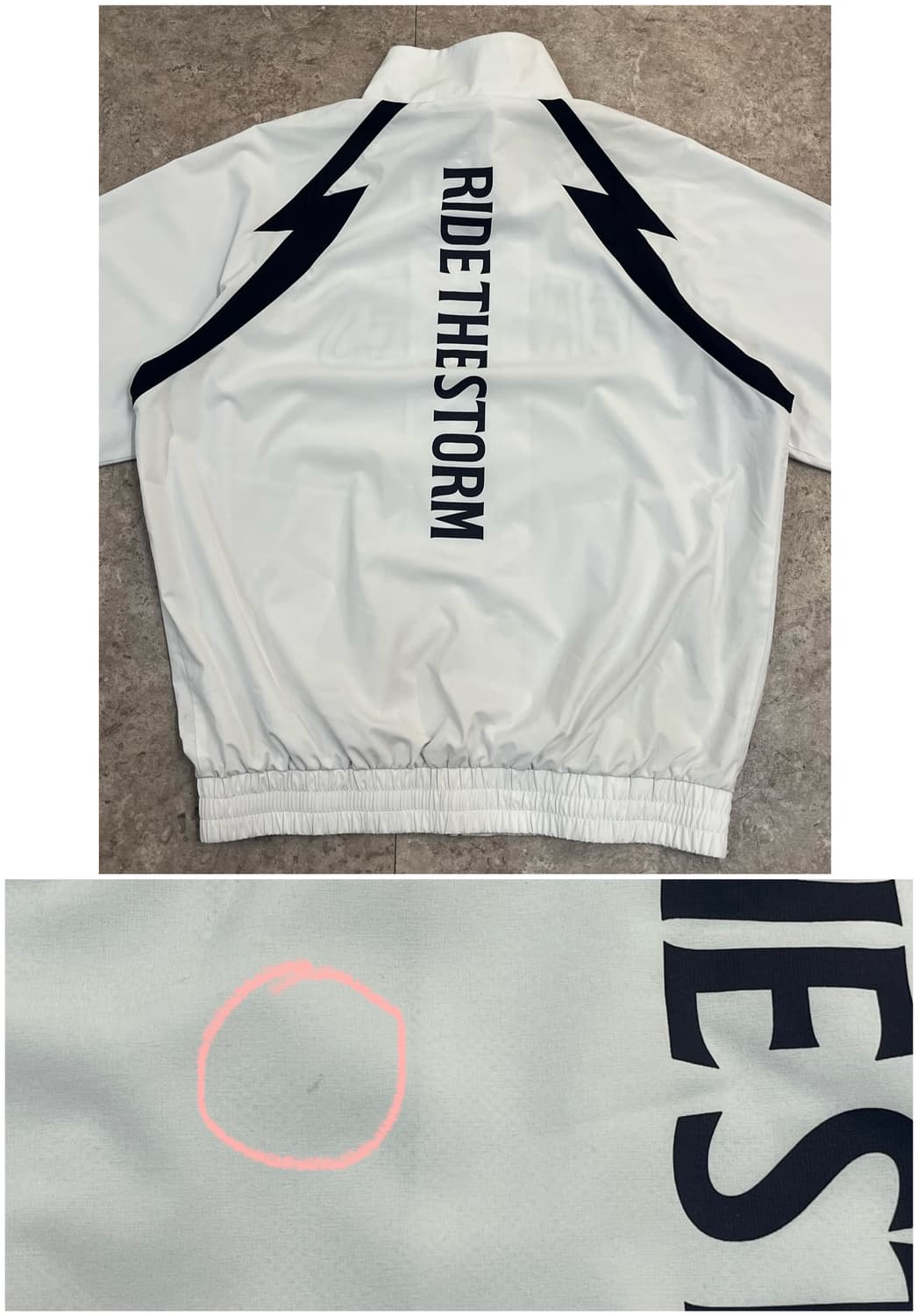 한화이글스 어센틱 바람막이 자켓 화이트 XL #csz3442 상품이미지8