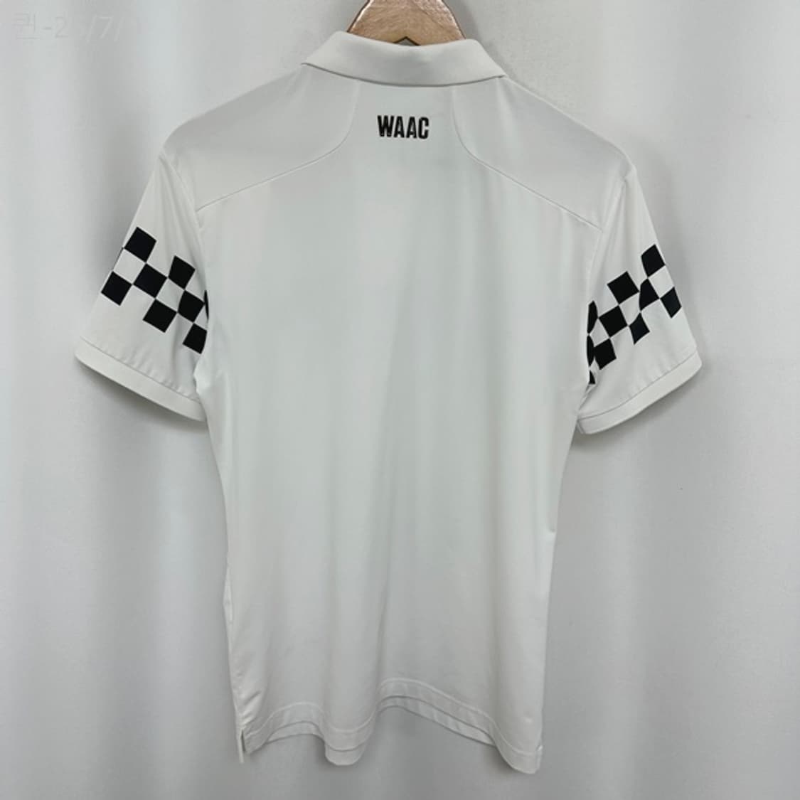 왁 남자 골프 스판 카라 반팔티 1 화이트 (실측100) 상품이미지9