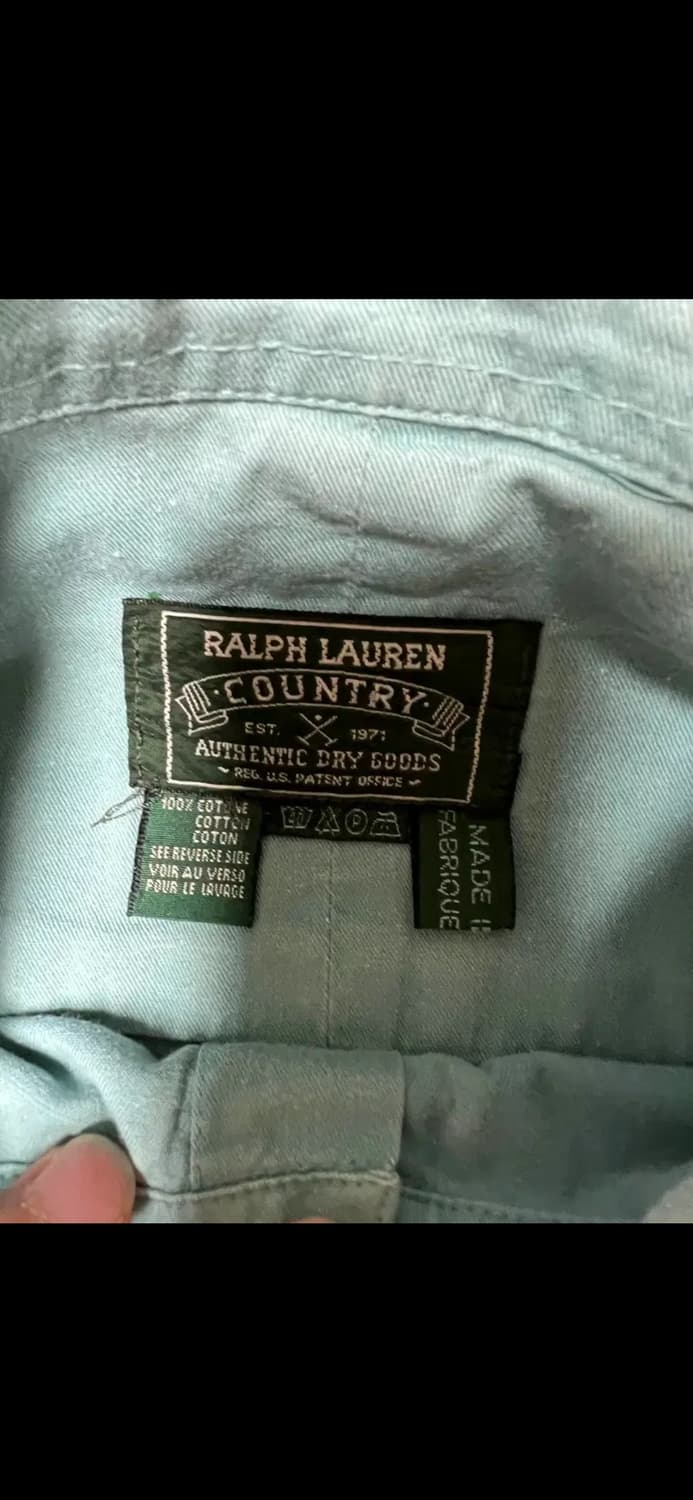 90s 빈티지 폴로컨트리 셔츠(made in italy) 상품이미지3