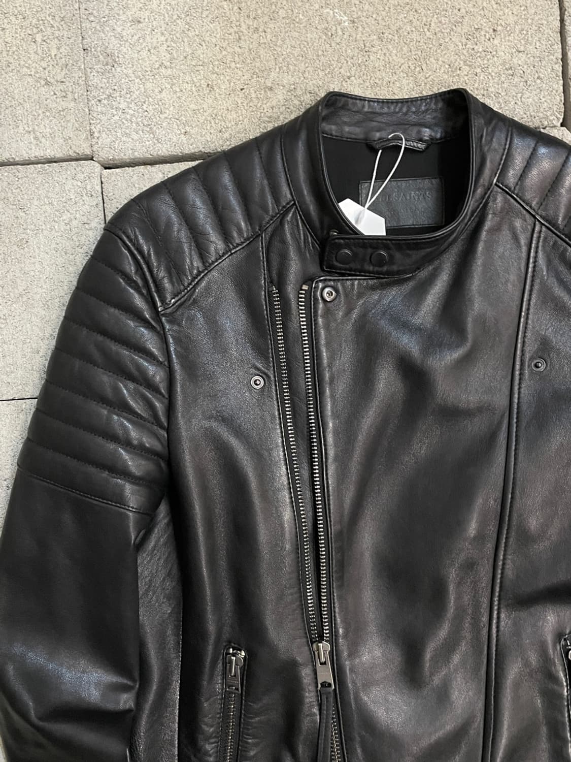 올세인츠 재스퍼 바이커 레더 자켓 상품이미지2