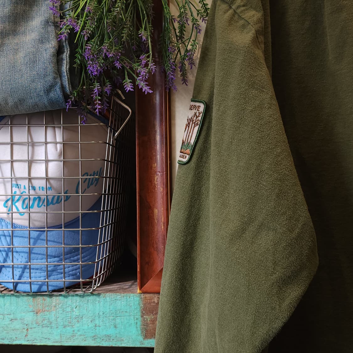 90s 폴로 밀리터리 셔츠 헤비 코튼 플란넬 셔츠 엘크자수 xl 상품이미지10