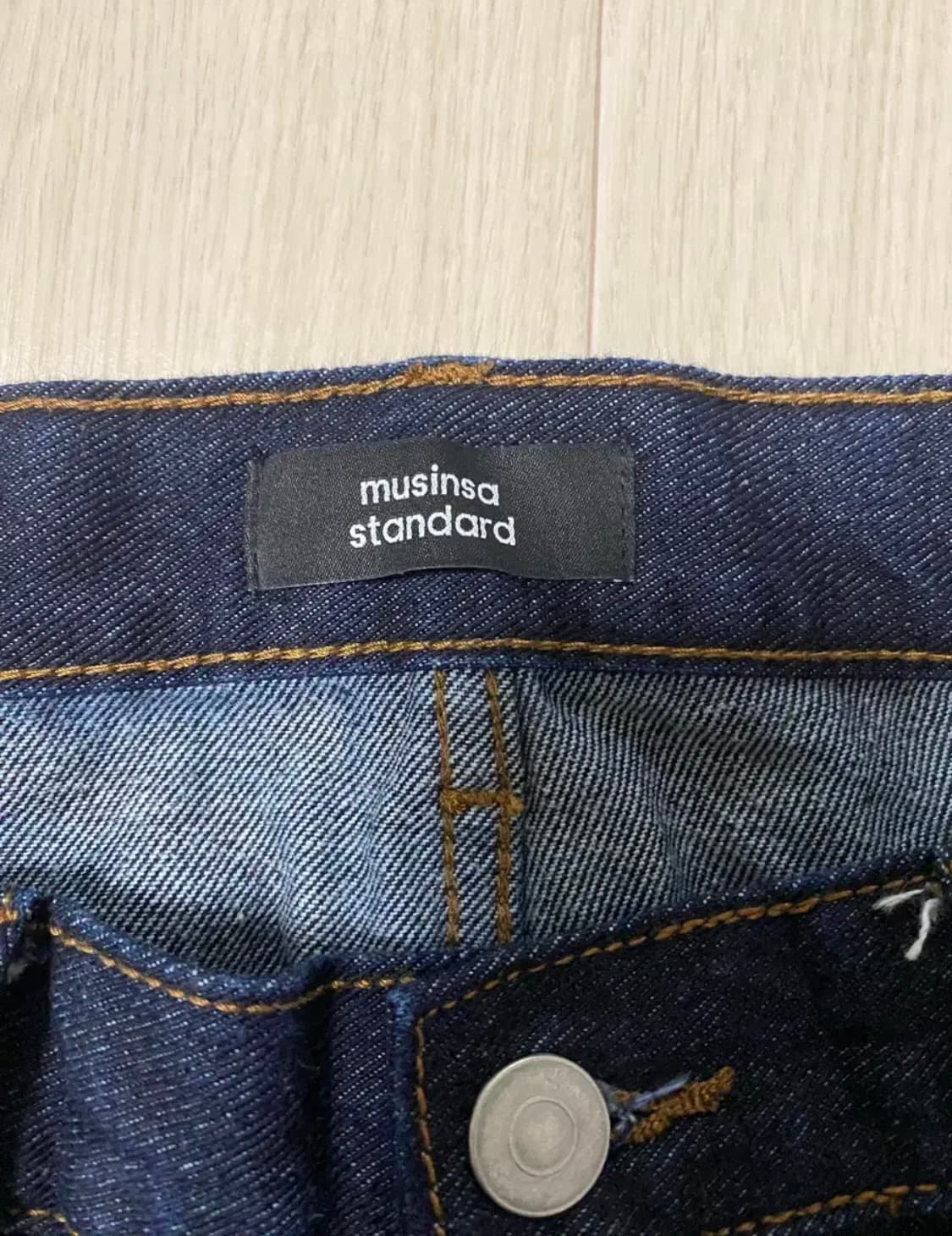 무신사스탠다드 스트레이트 데님 딥인디고 (38) 상품이미지2