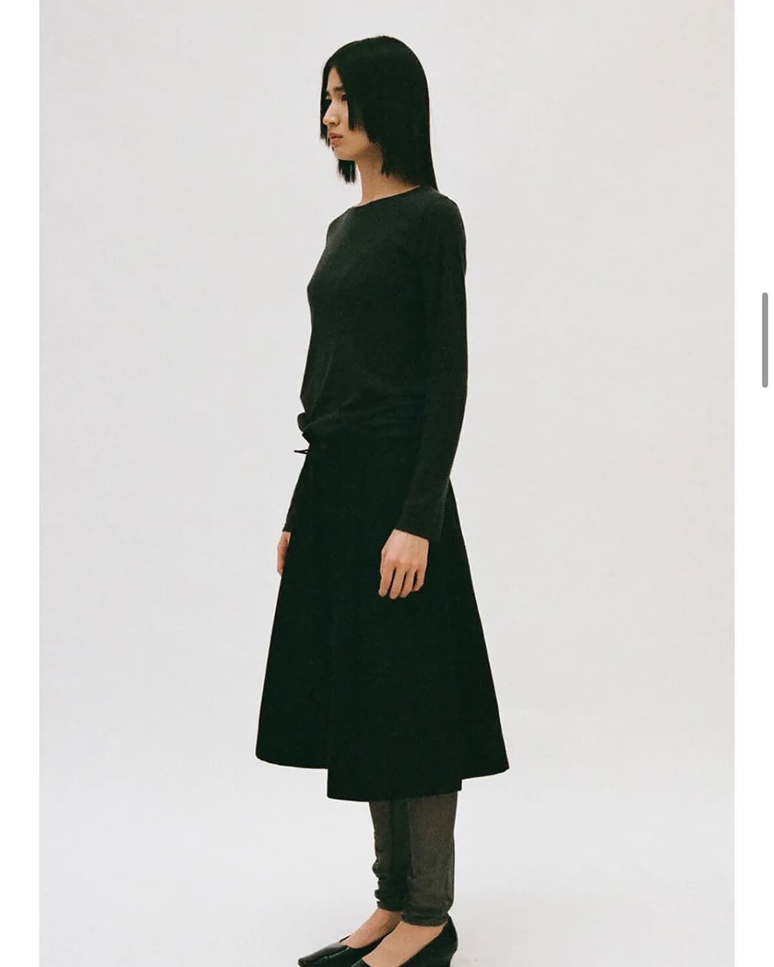 Lfm wide capri pants (black) s 상품이미지2