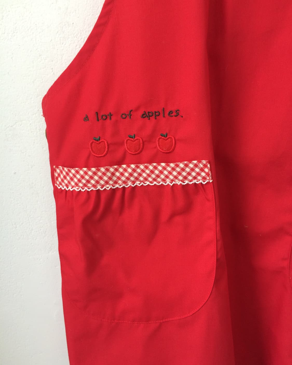 Bear apple point apron 상품이미지7