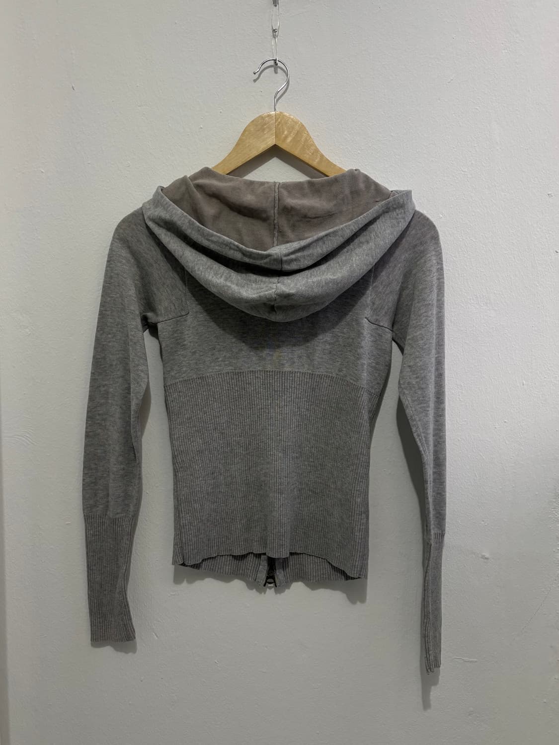 Armani Exchange grey Two-way Hood Zip-up 상품이미지5