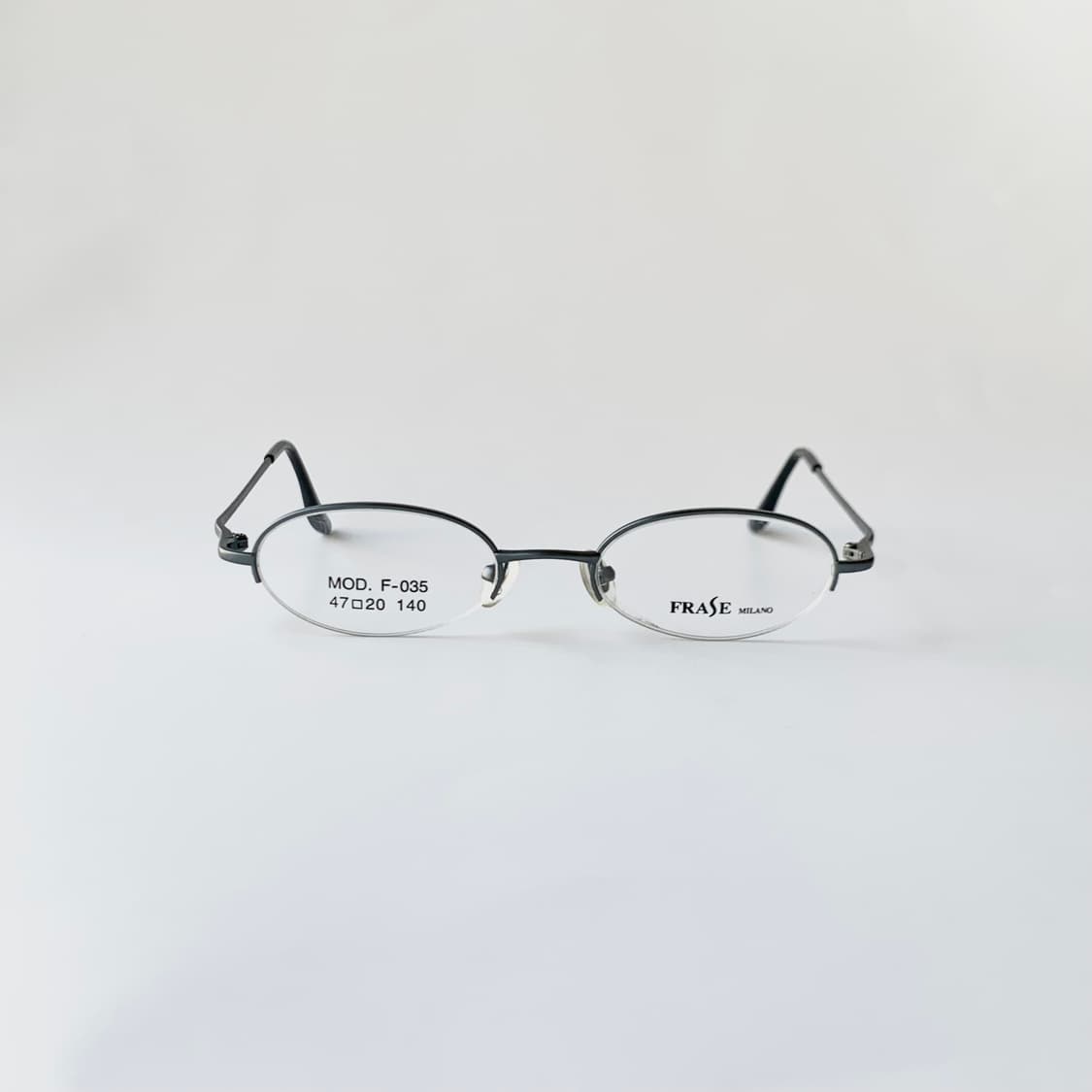 데드스탁 라운드 반무테 안경테 상품이미지4