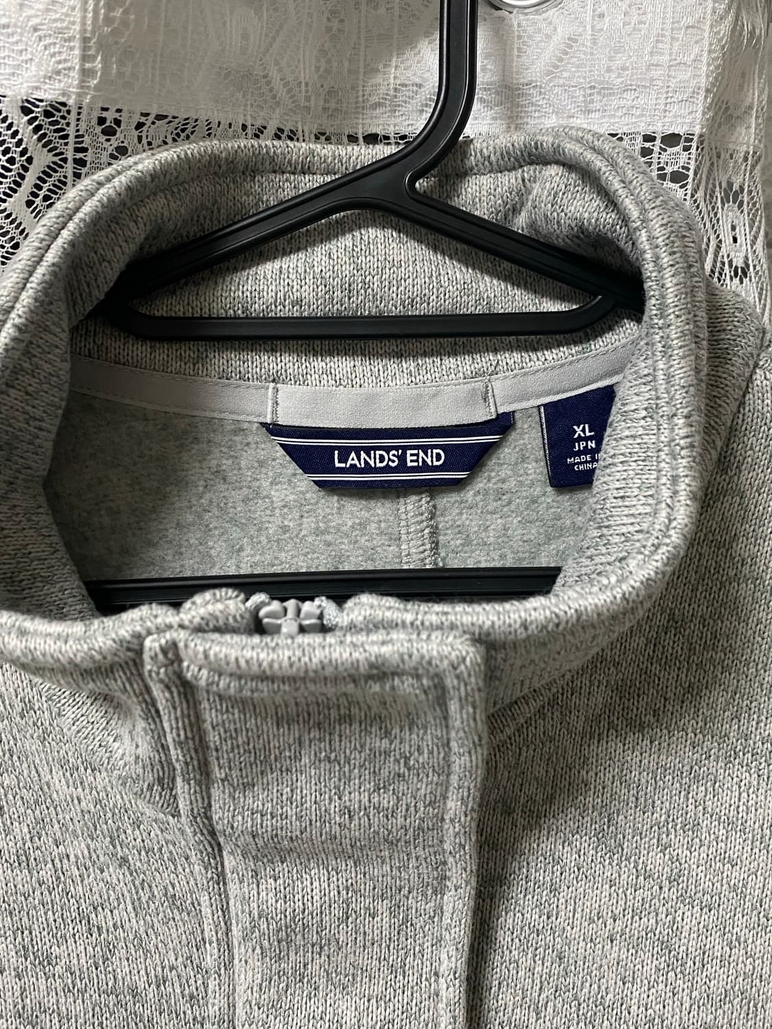 빈티지 그레이 롱 집업 상품이미지2