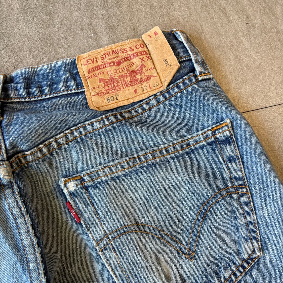 리바이스 정품 501 데님 팬츠 바지 상품이미지9