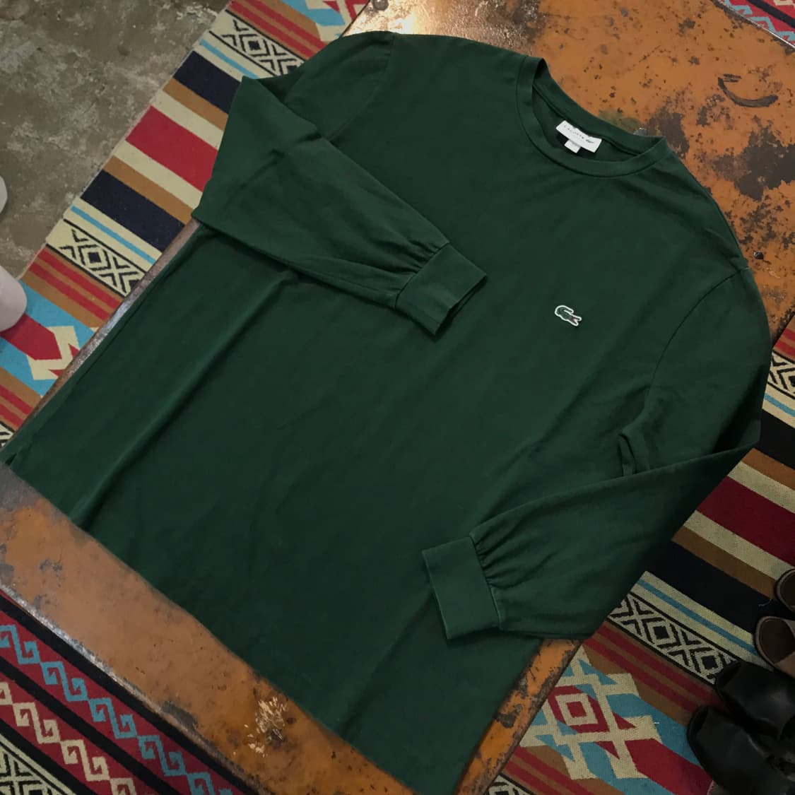 라코스테 딥 그린 롱 슬리브 남성 105 사이즈  상품이미지2