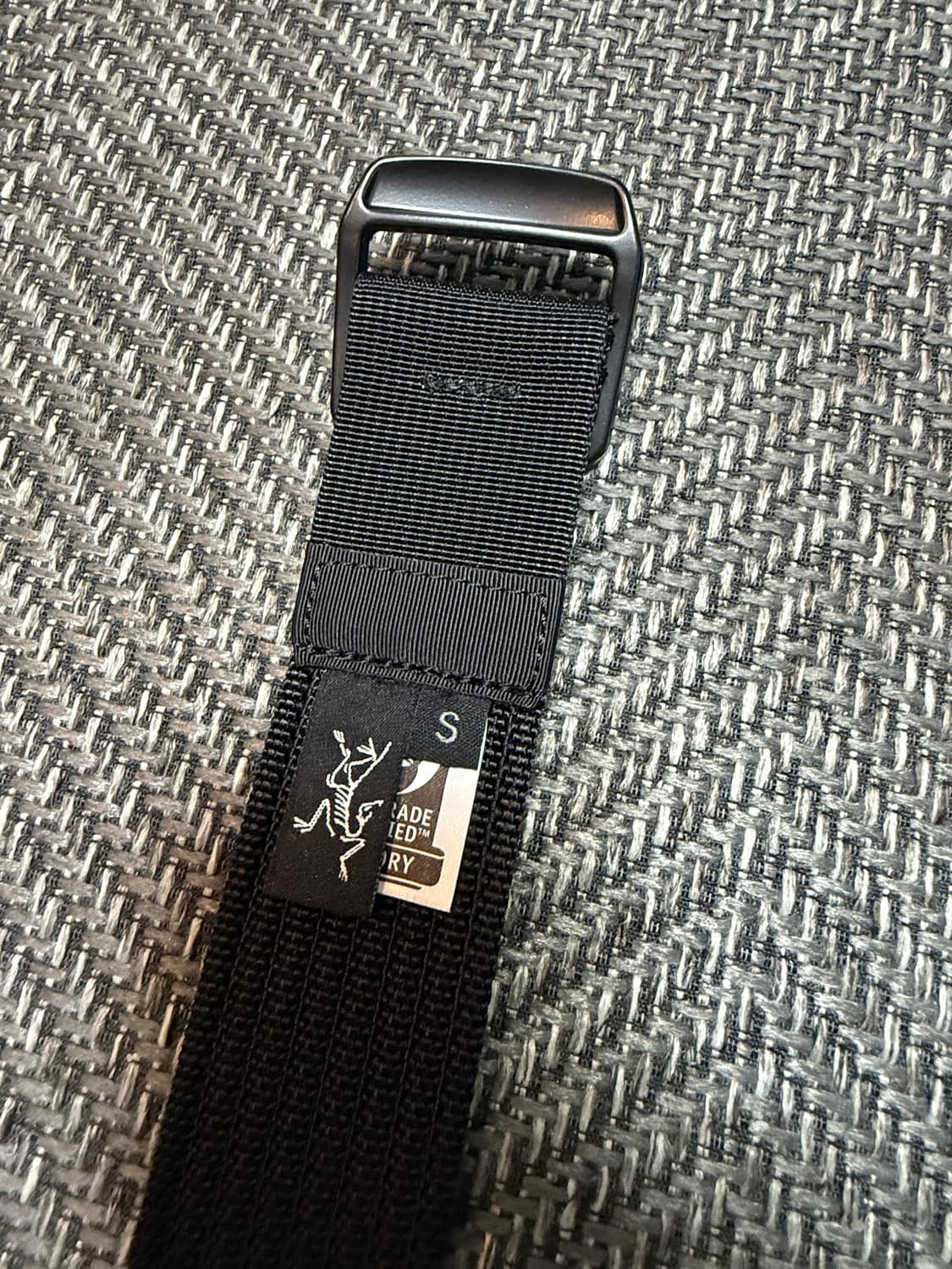 [S] 아크테릭스 컨베이어 벨트 블랙 38mm 상품이미지3