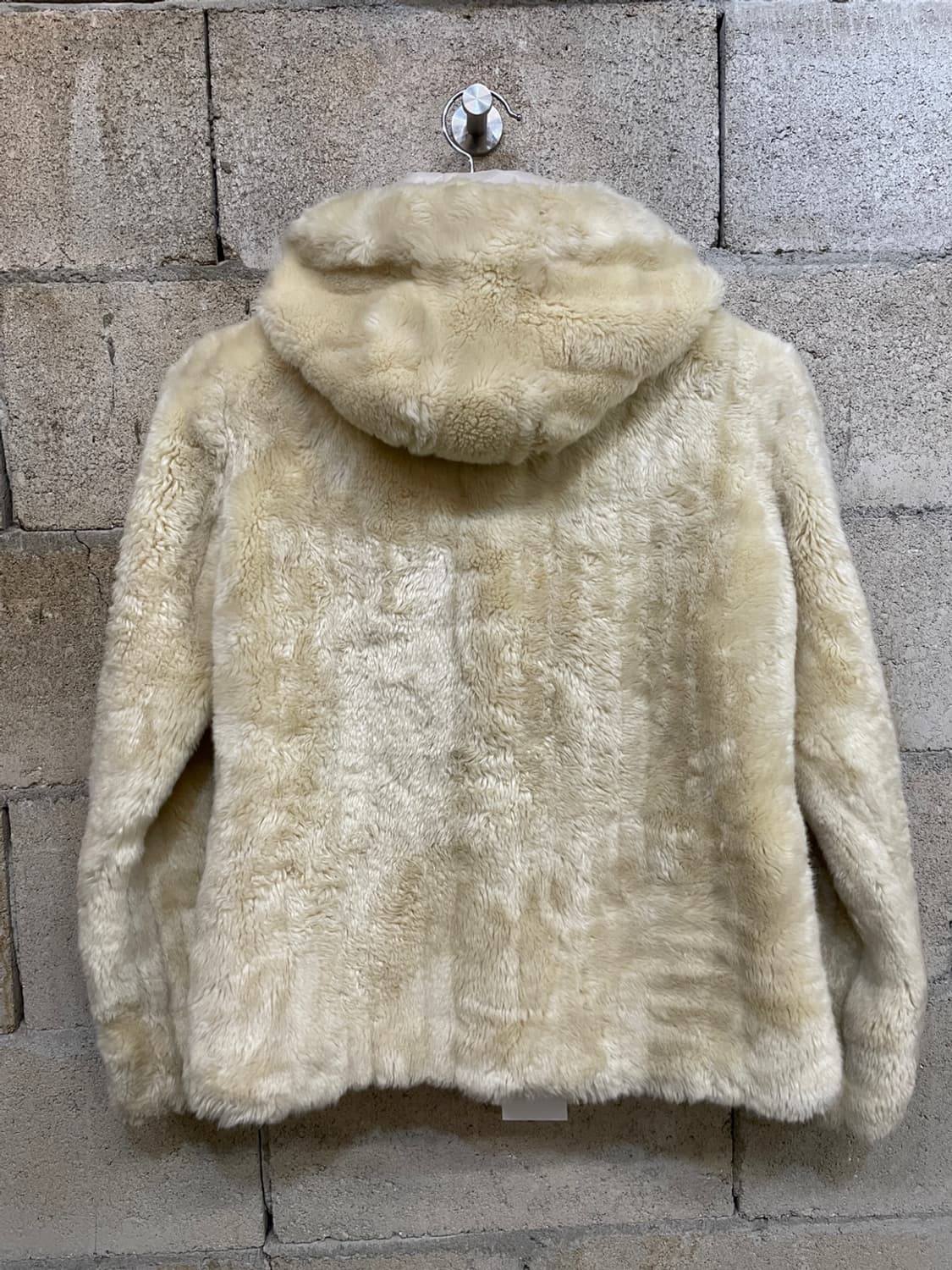 빈티지 퍼 후드 자켓 상품이미지5