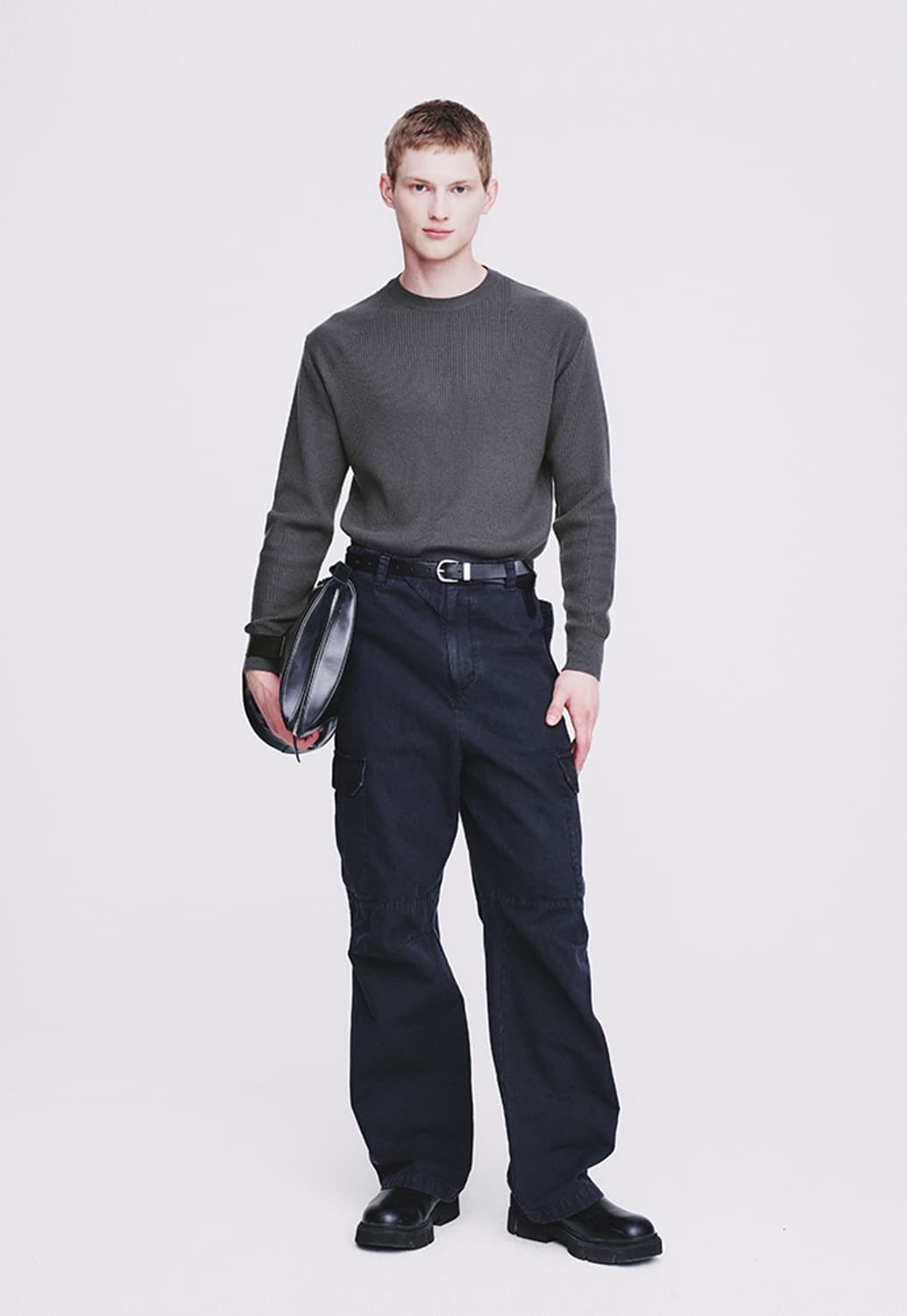 토니웩 메리노울 코만도 니트 / 남자 니트 / 남성 니트  상품이미지1