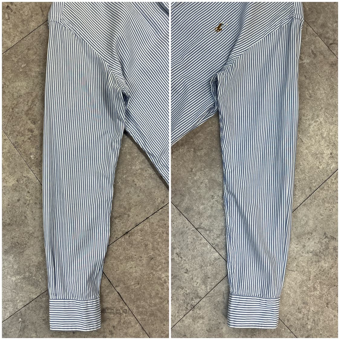 폴로 랄프로렌 슬림핏 스트라이프 셔츠 스카이블루 #csz4005 상품이미지6