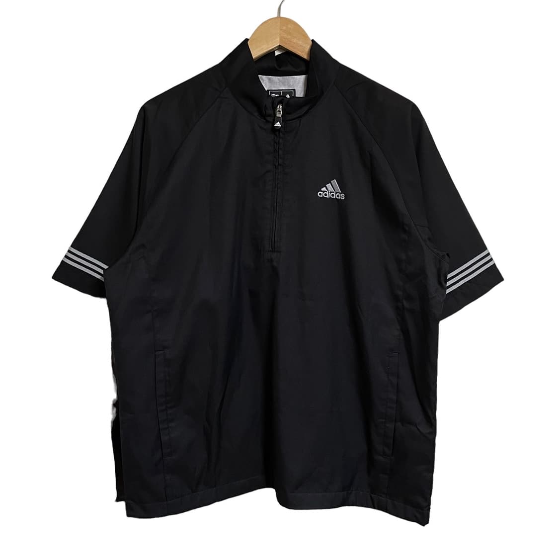 아디다스 검정 반팔 아노락 바람막이 M 상품이미지1