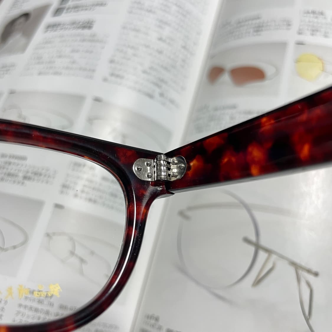 銘品晴夫作 메힌 하루오사쿠 일본 장인 제작 셀룰로이드 뿔테 안경 상품이미지4