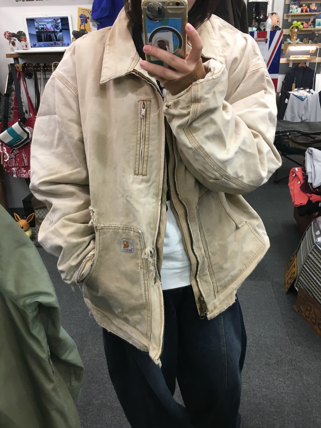 빈티지 칼하트 워크자켓 상품이미지1