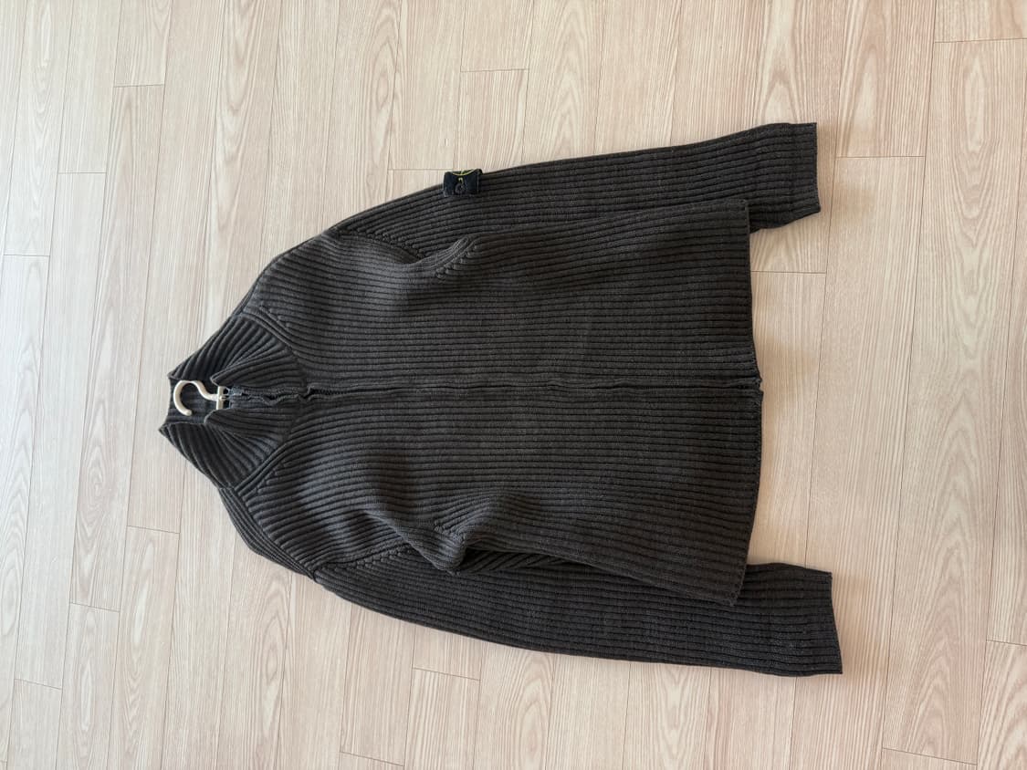 스톤아일랜드 2001 하이넥 니트집업 상품이미지2