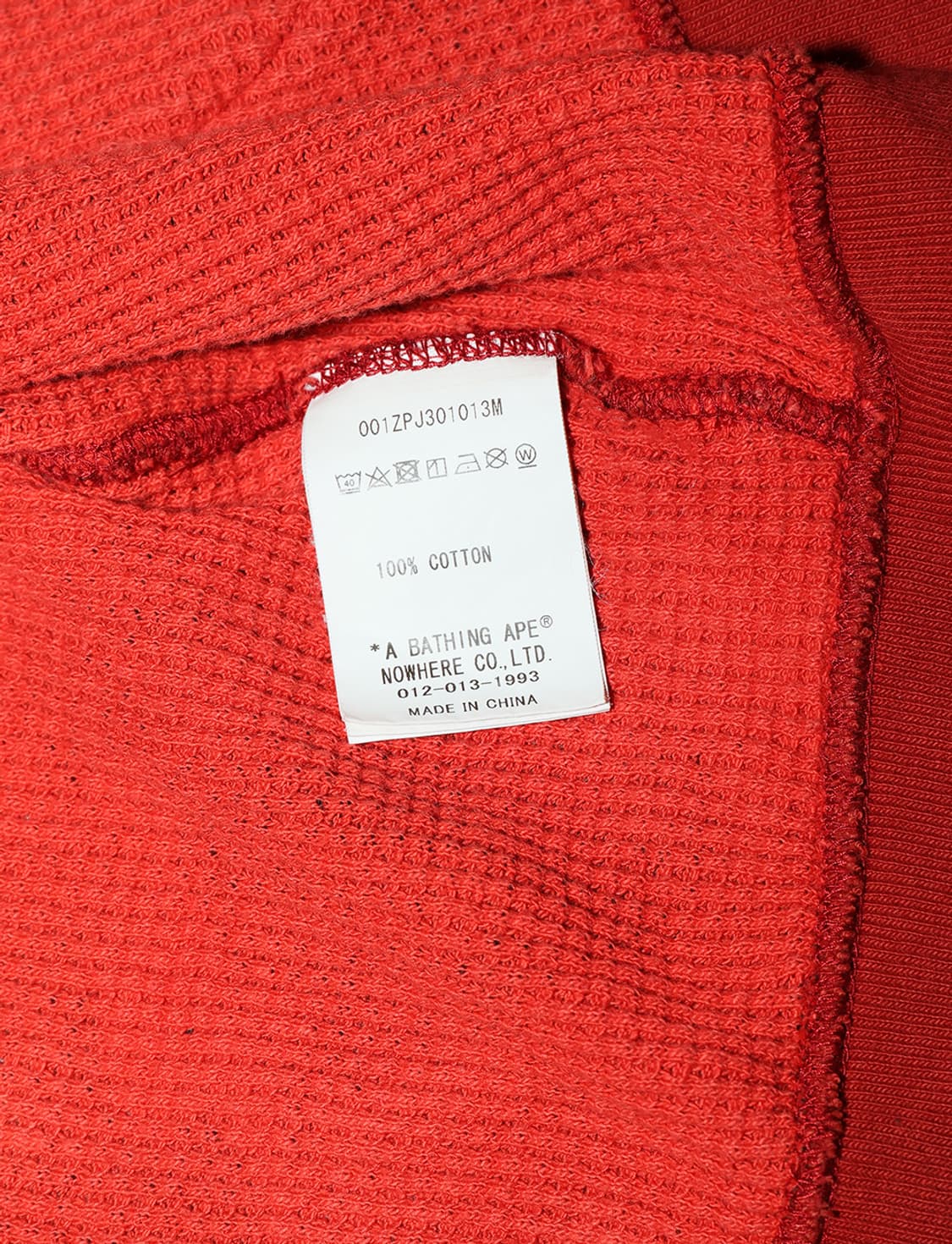 베이프 레드 카모 집업 상품이미지9