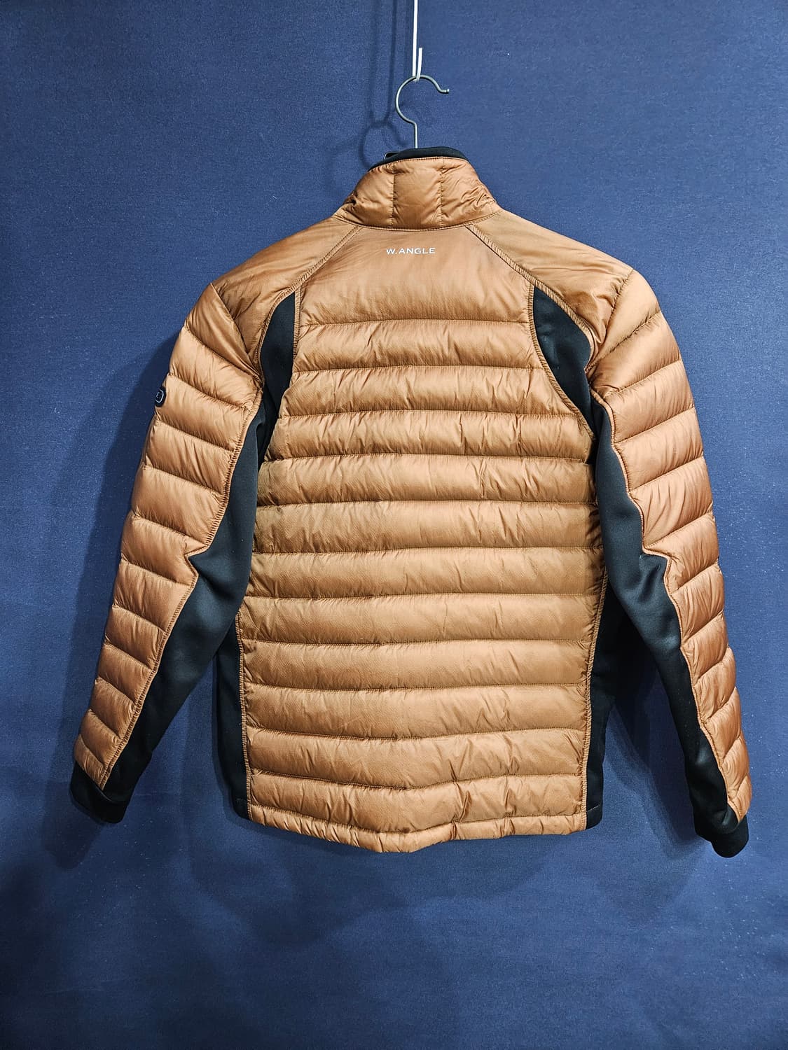 와이드앵글 라이트브라운 남성 슬림핏 100 덕다운 골프 경량패딩  상품이미지2