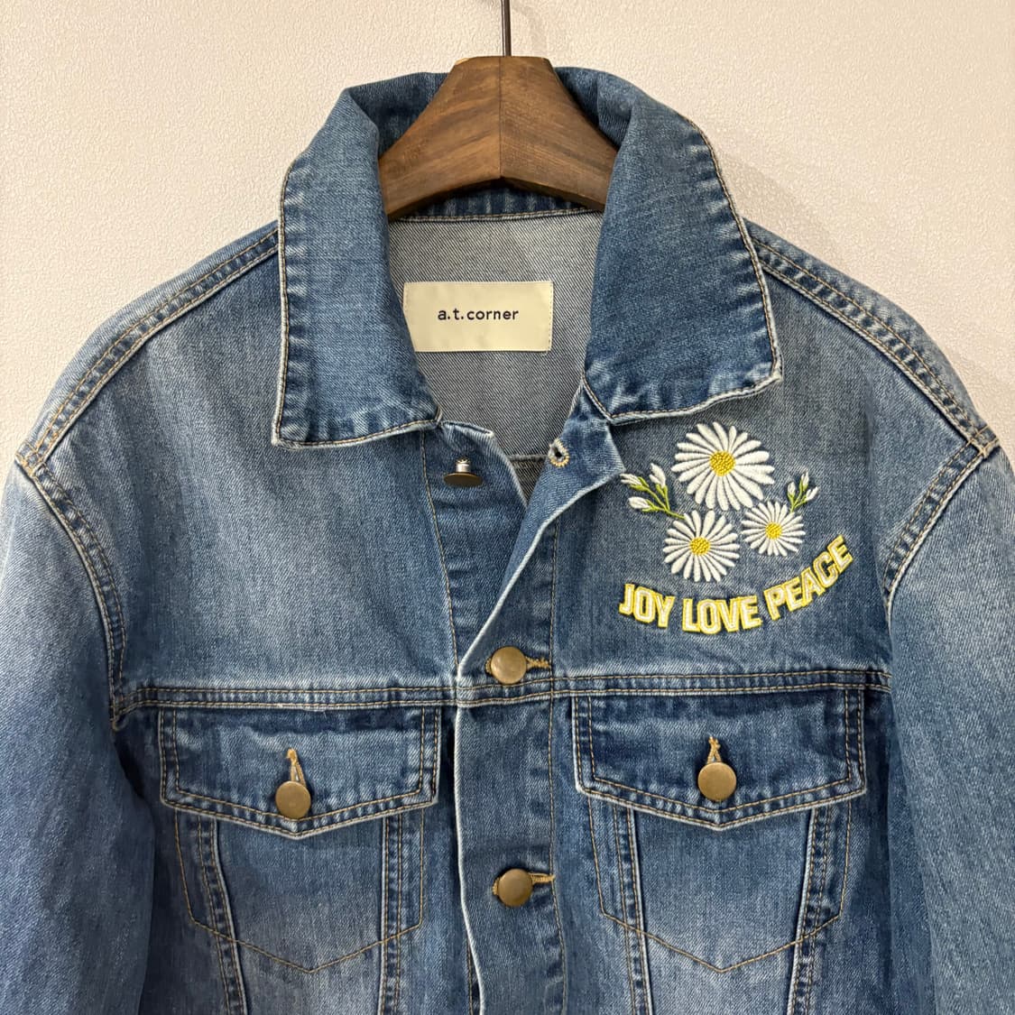 a.t.corner 앳코너 데님 자켓 청자켓 S 상품이미지3