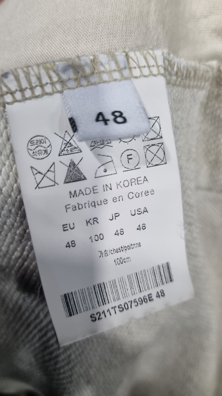 SOLID HOMME)) 오버핏 스웻셔츠 100~105 상태깔끔 상품이미지5