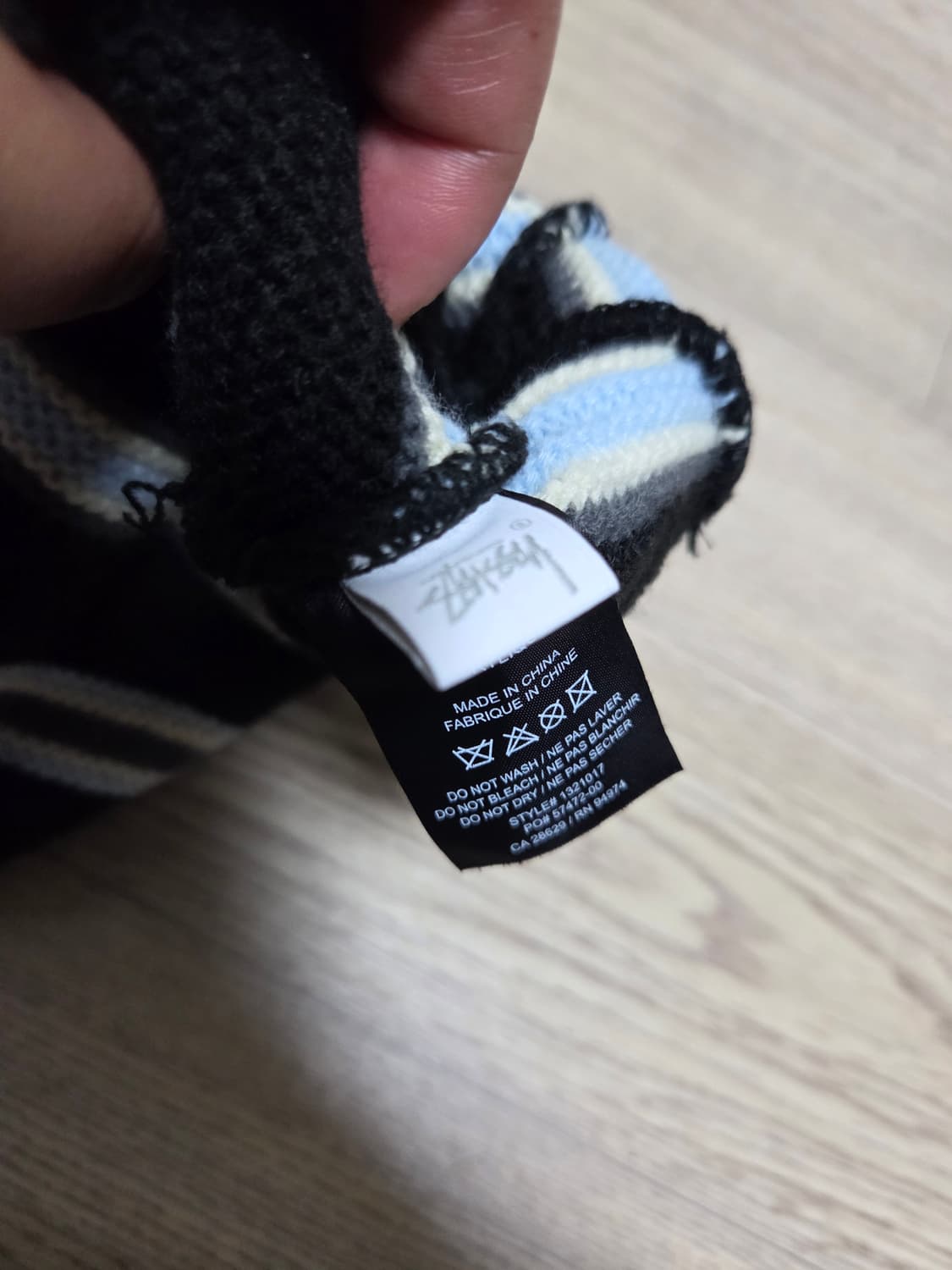 스투시 스트라이프 비니 상품이미지2